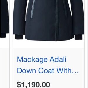 Mackage Adali Down Coat - Black